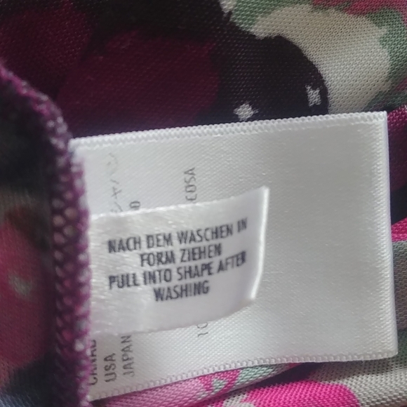 Escada Multicolored Viscose Stretch Top 38/8 - Picture 8 of 10